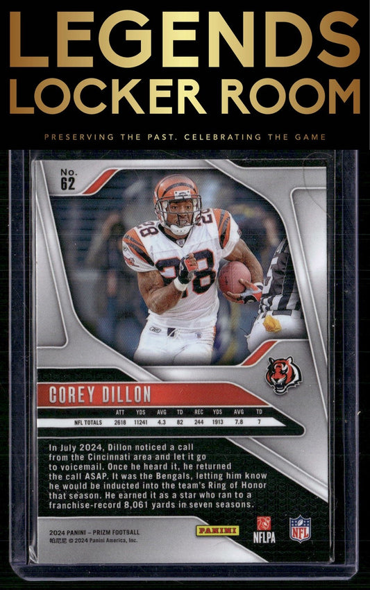 2024 Panini Prizm #62 Corey Dillon