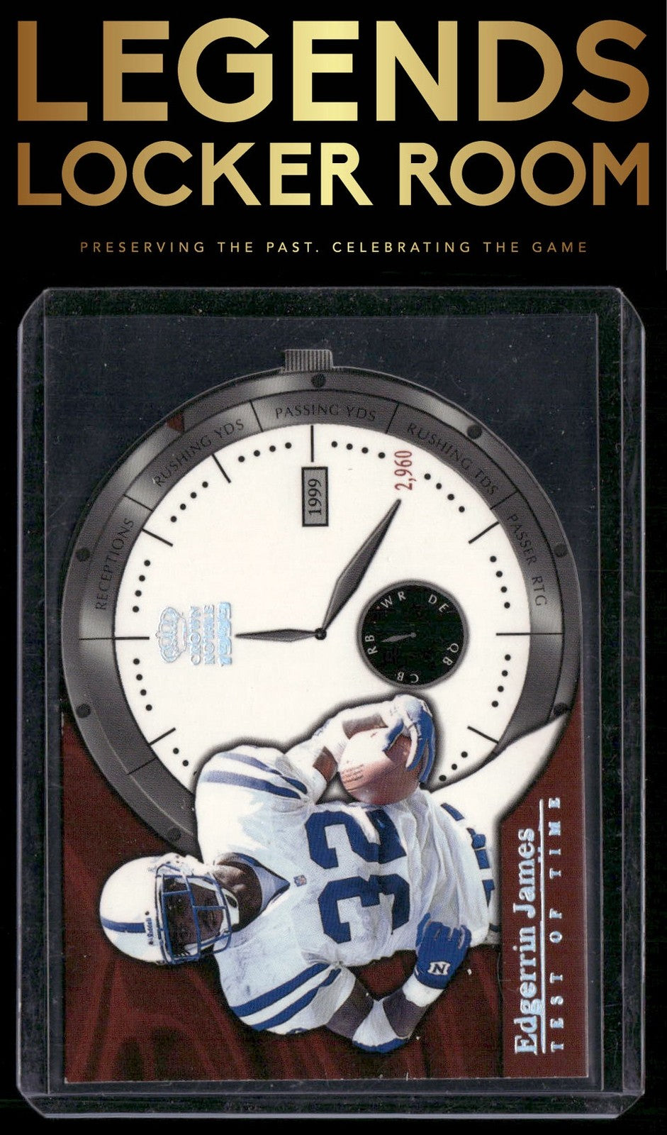 1999 Pacific Crown Royale #7 Edgerrin James Test of Time