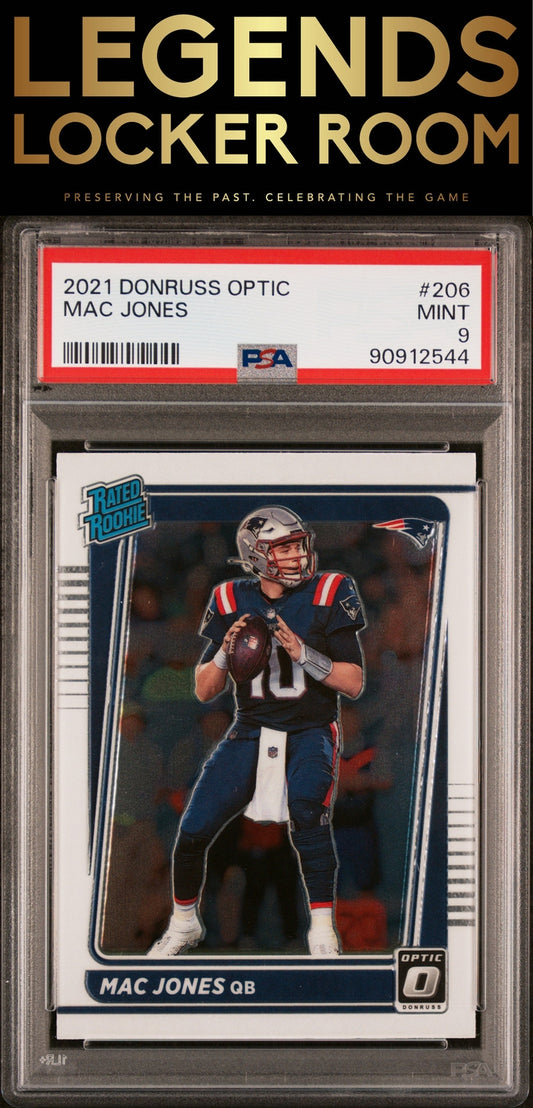 2021 Panini Donruss Optic #206 Mac Jones PSA 9