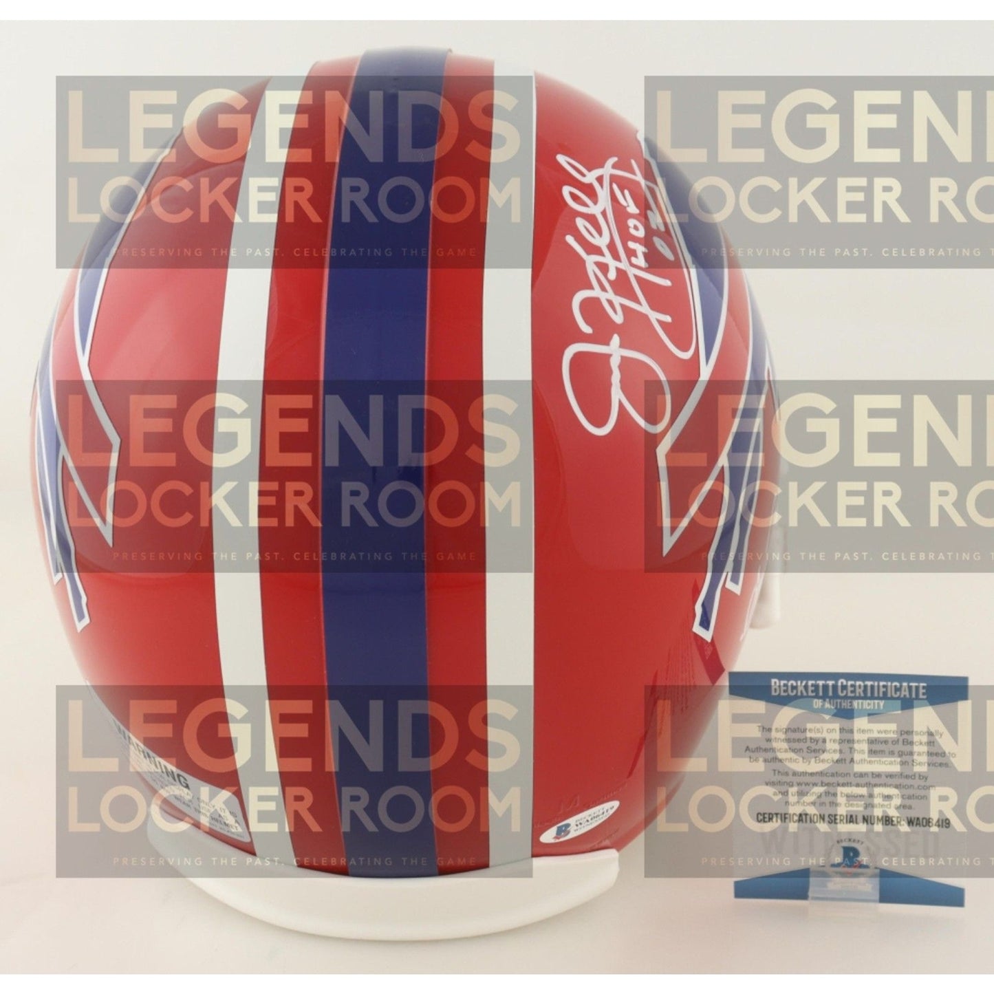 Buffalo Bills Hall of Fame Trinity: Jim Kelly, Thurman Thomas, Andre Reed Signed