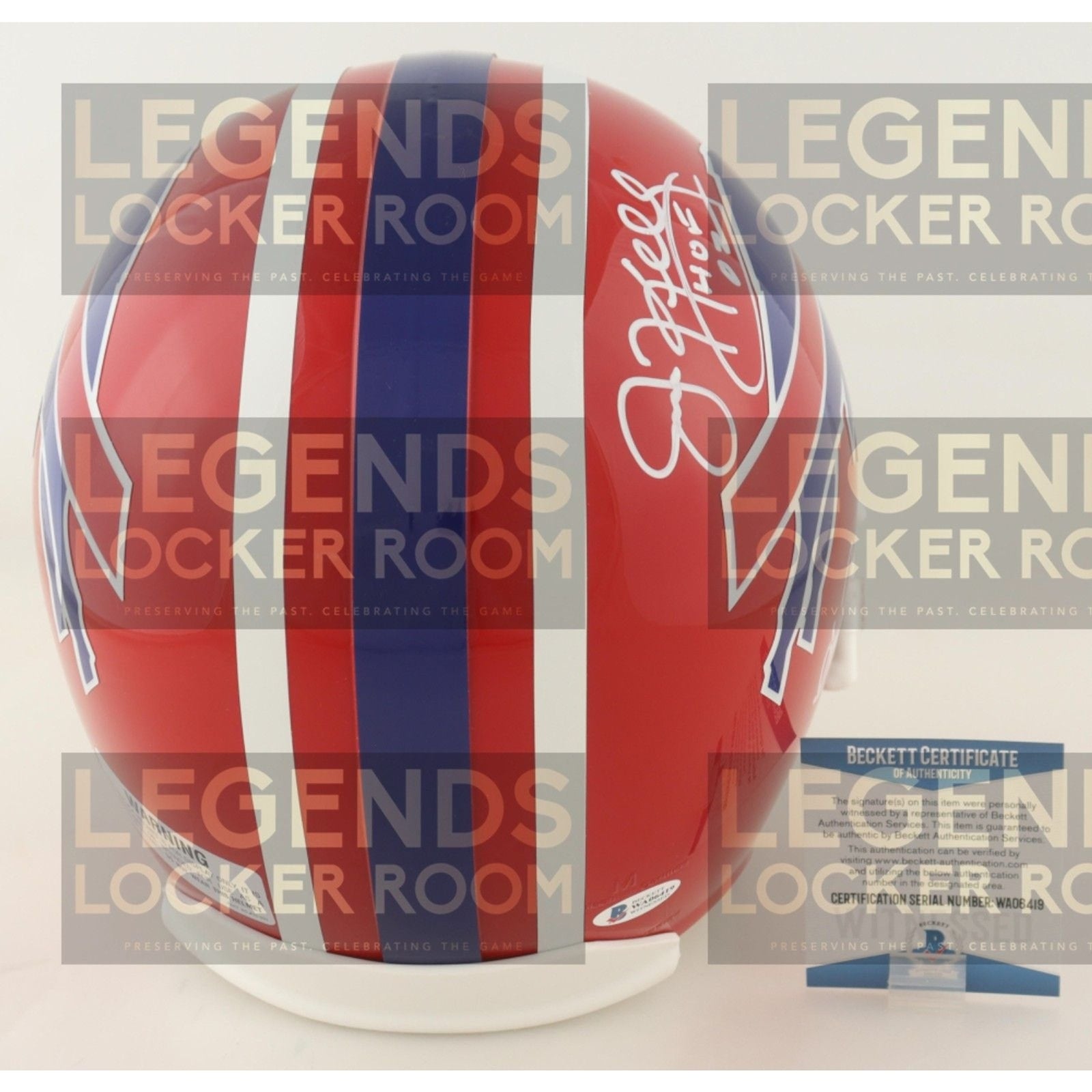 Buffalo Bills Hall of Fame Trinity: Jim Kelly, Thurman Thomas, Andre Reed Signed