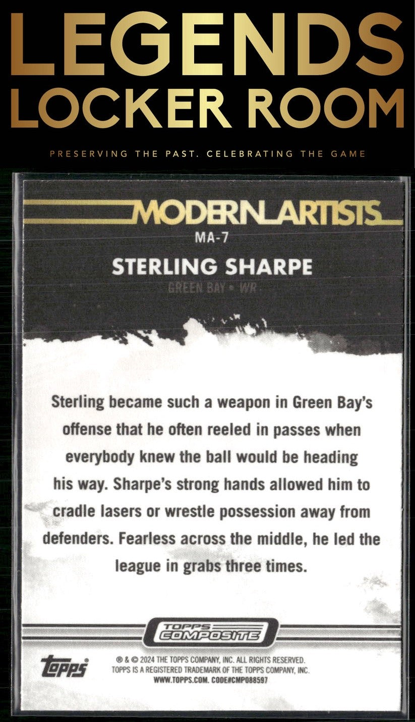 2023 Topps Composite #MA-7 Sterling Sharpe Modern Artists