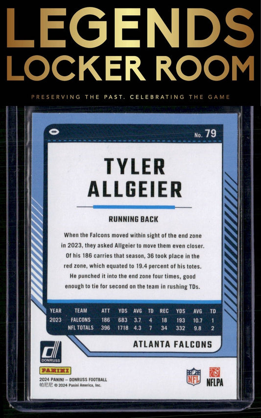 2024 Donruss #79 Tyler Allgeier