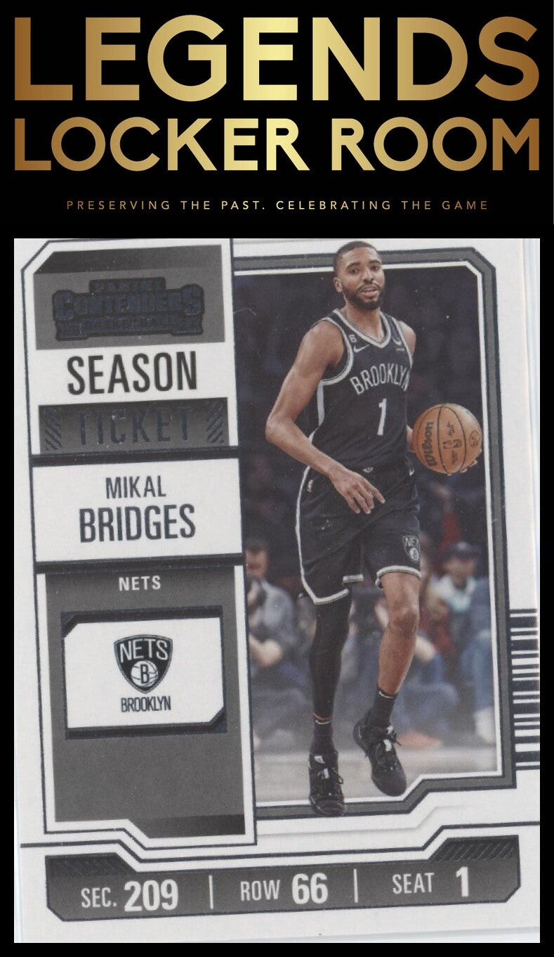 2023-24 Panini Contenders #50 Mikal Bridges