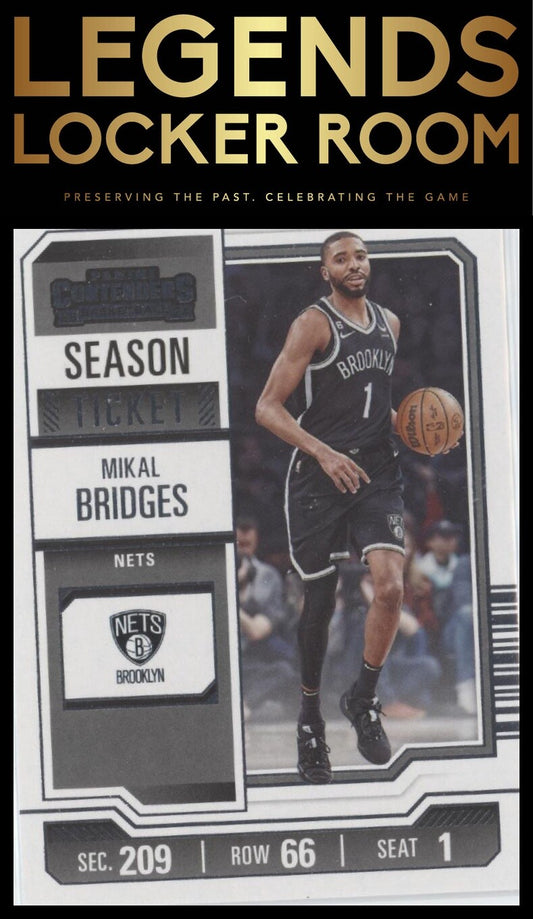 2023-24 Panini Contenders #50 Mikal Bridges