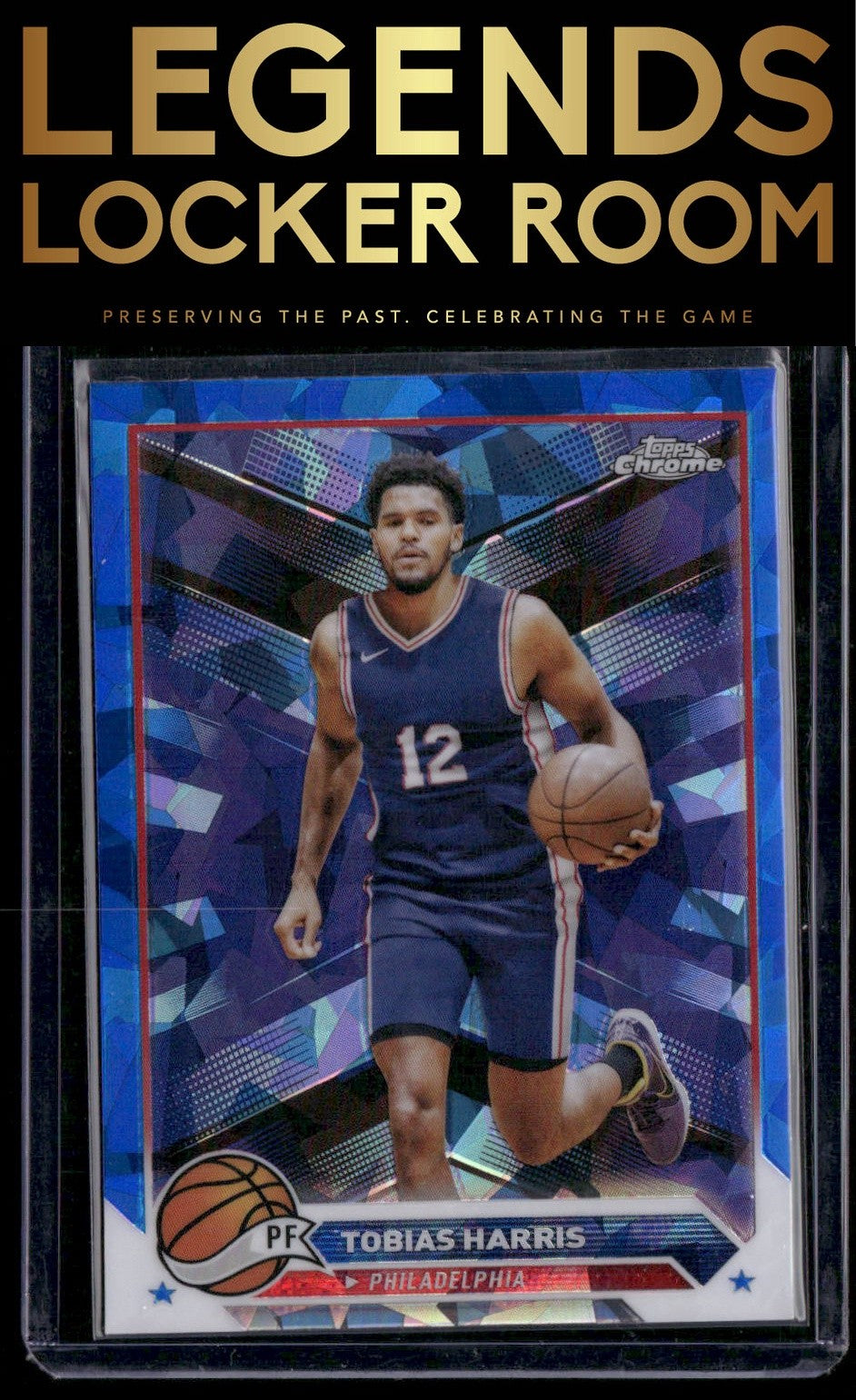 2023-24 Topps Chrome Sapphire Edition #70 Tobias Harris