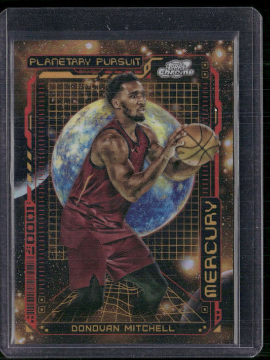 2023-24 Topps Chrome Cosmic #PPM-4 Donovan Mitchell Planetary Pursuit Mercury