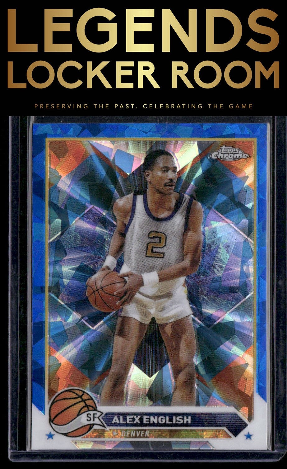2023-24 Topps Chrome Sapphire Edition #26 Alex English