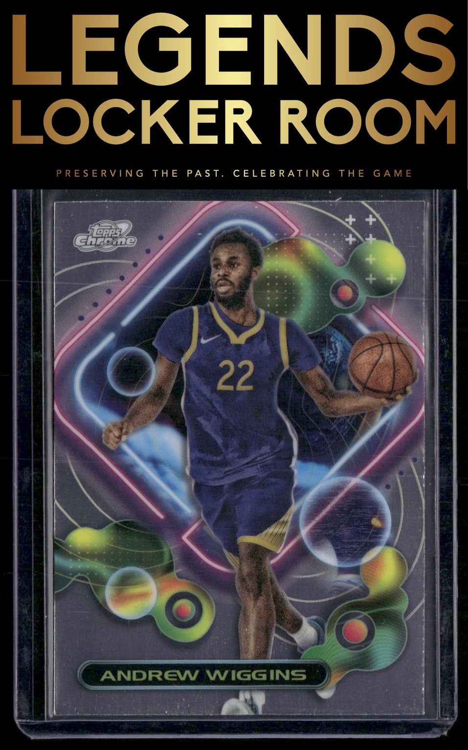 2023-24 Topps Chrome Cosmic #124 Andrew Wiggins