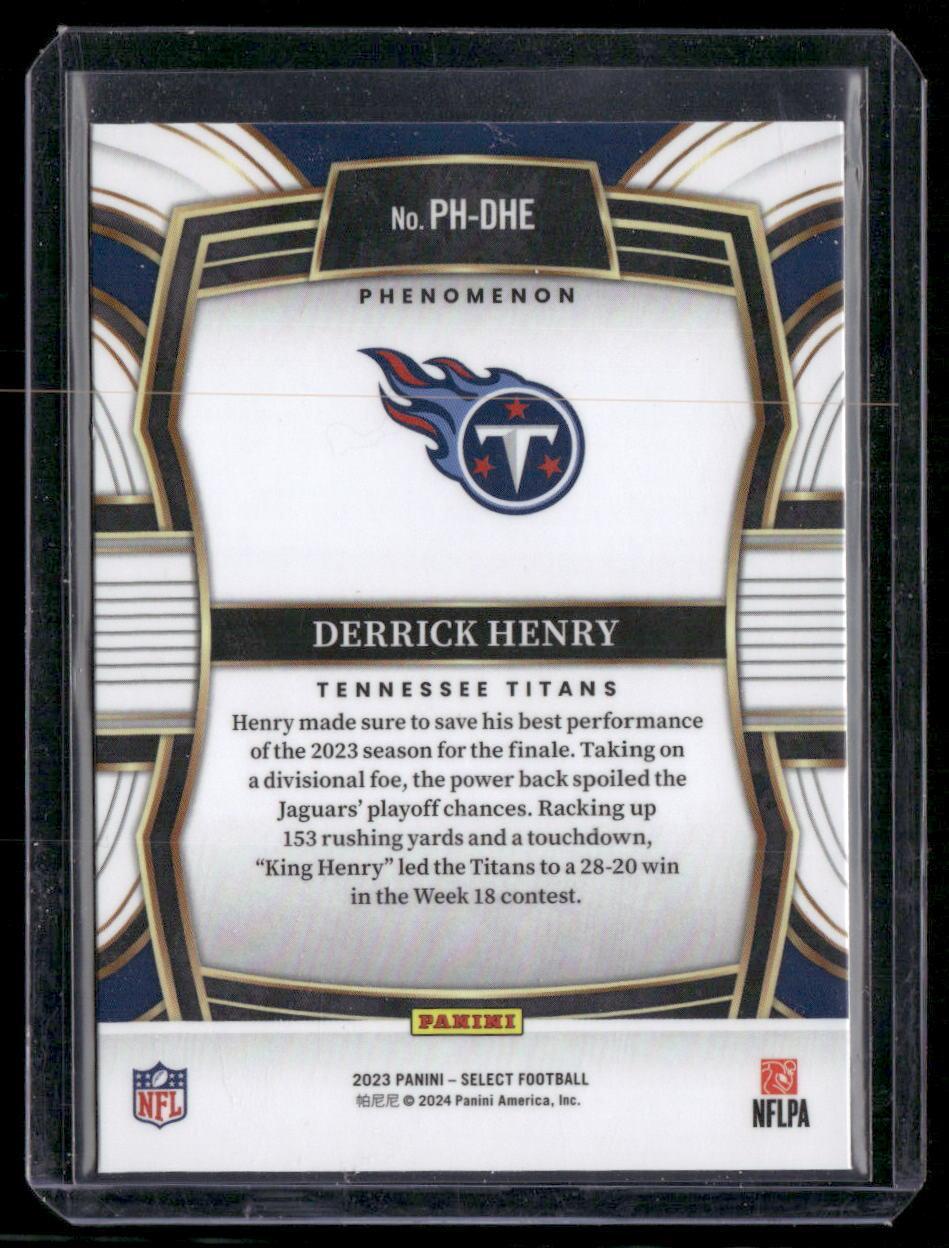 2023 Panini Select #PH-DHE Derrick Henry Phenomenon