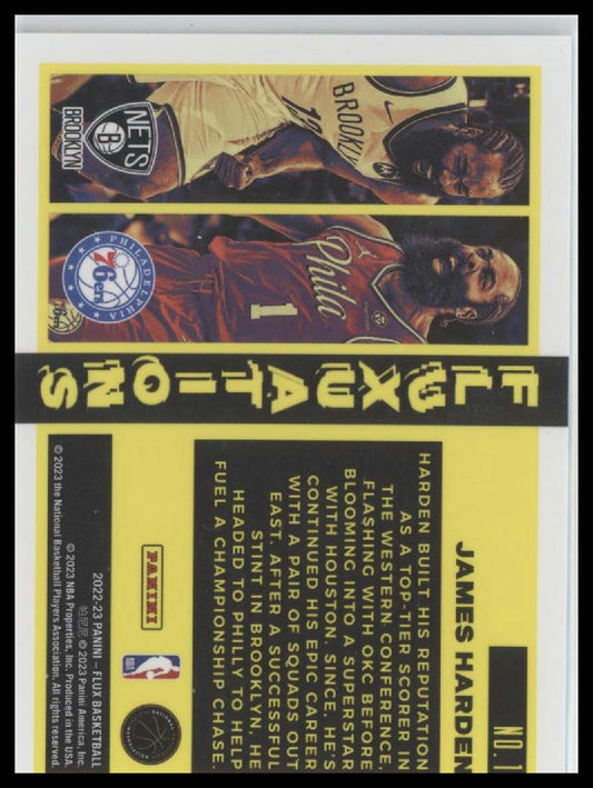 2022-23 Panini Flux #1 James Harden Fluxuations