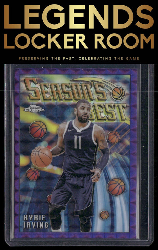 2023-24 Topps Chrome #SB-4 Kyrie Irving Seasons Best Geometric Purple