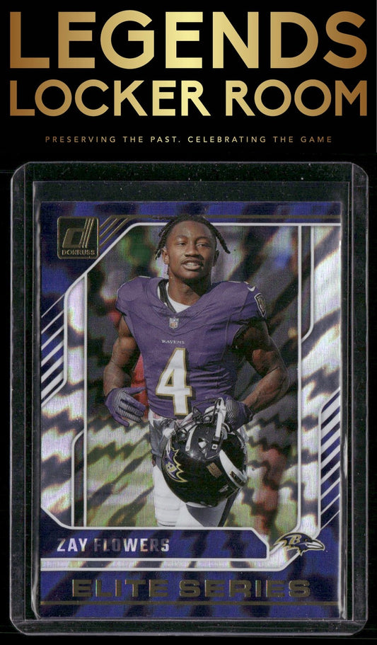 2024 Donruss #18 Zay Flowers The Elite Series