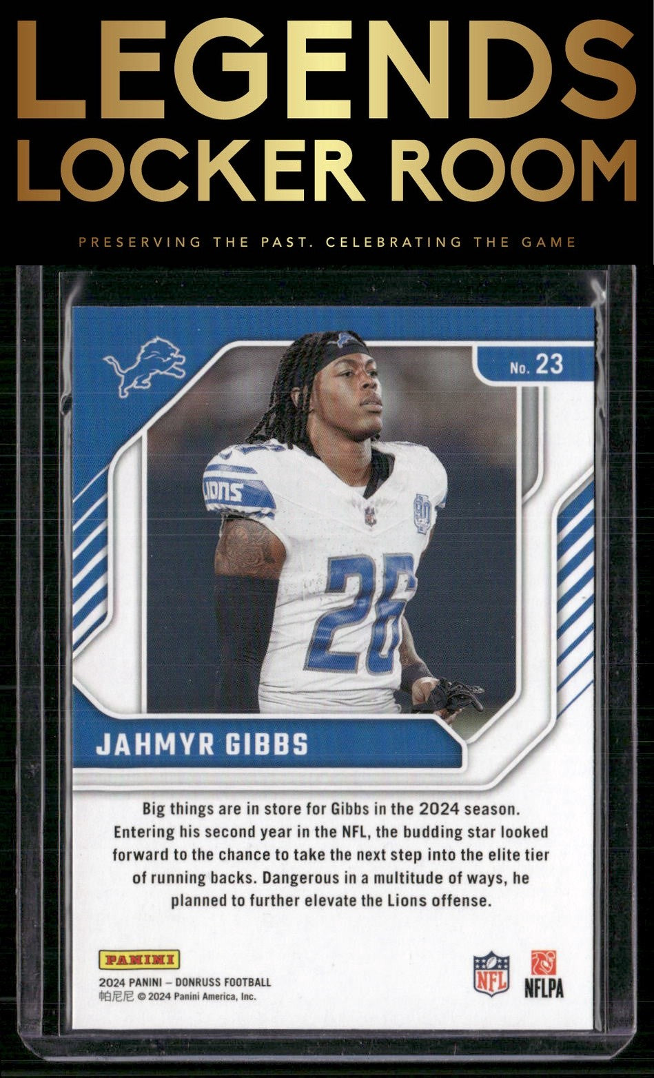 2024 Donruss #23 Jahmyr Gibbs The Elite Series