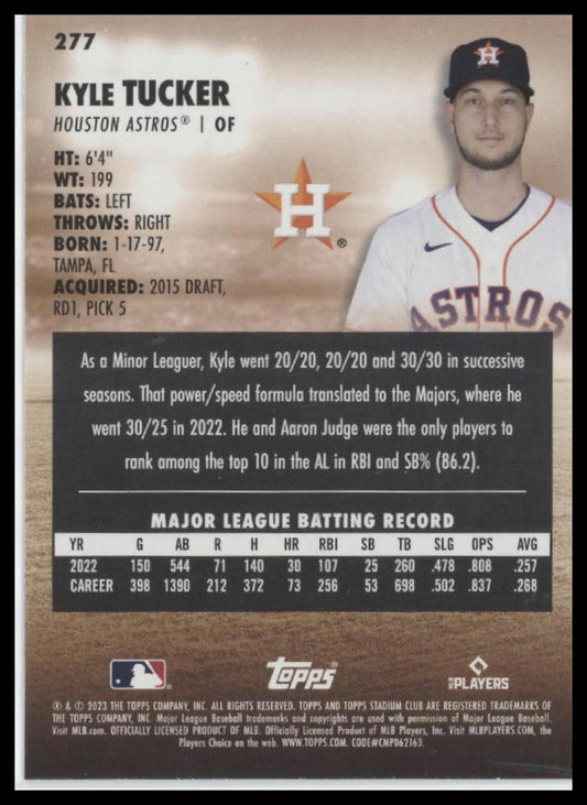 2023 Stadium Club #277 Kyle Tucker