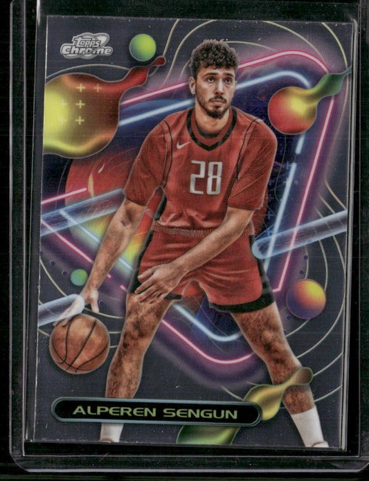 2023-24 Topps Chrome Cosmic #48 Alperen Sengun