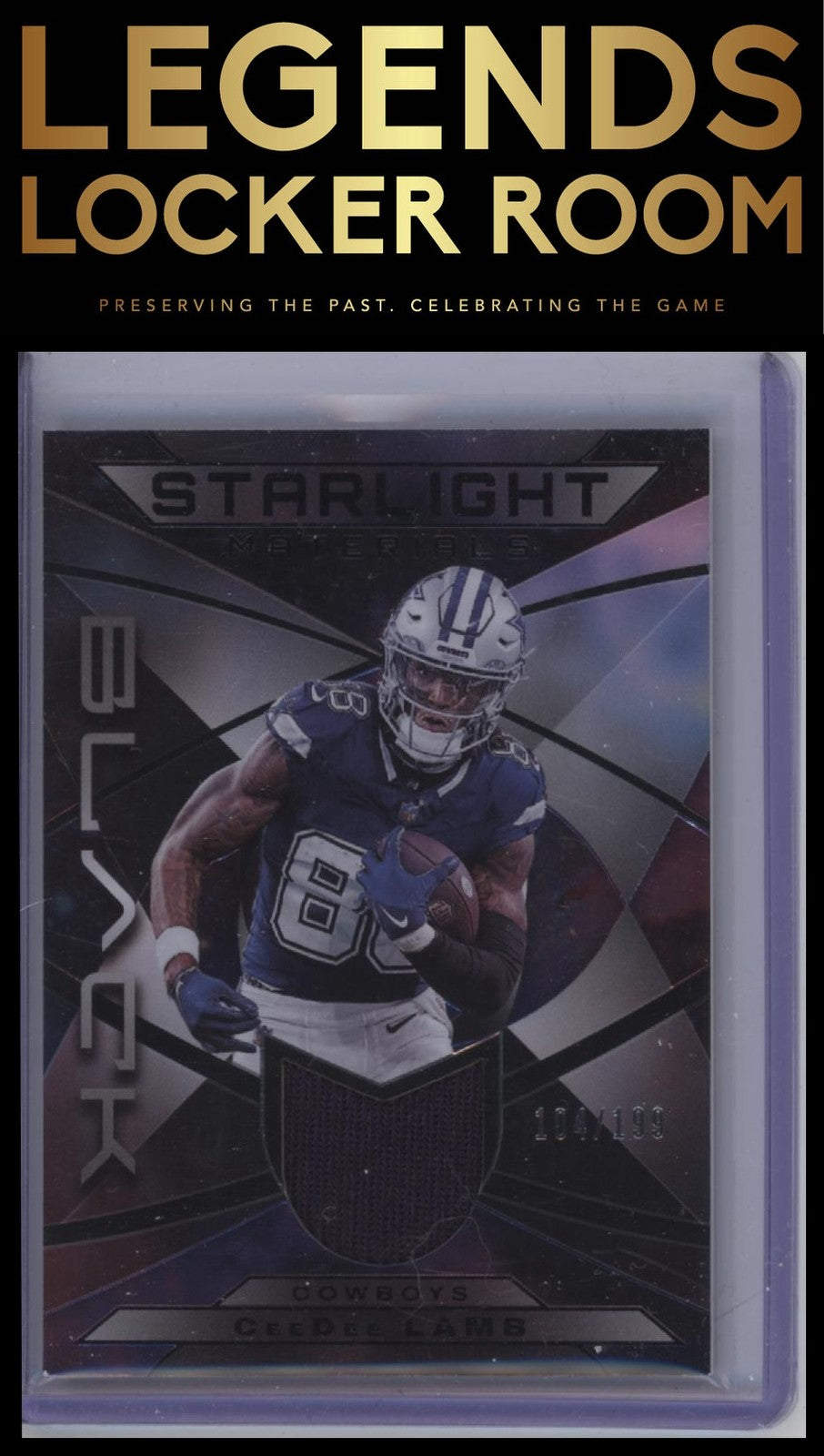 2024 Panini Black #SM-CDL CeeDee Lamb Starlight Materials #/199