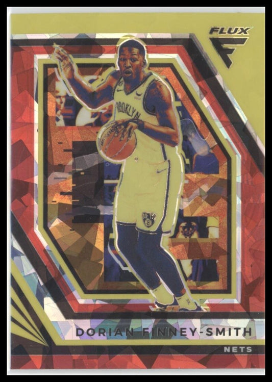 2022-23 Panini Flux #6 Dorian Finney-Smith Red Cracked Ice