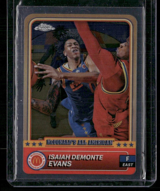 2024 Topps Chrome McDonald's All-American #27 Isaiah Demonte Evans