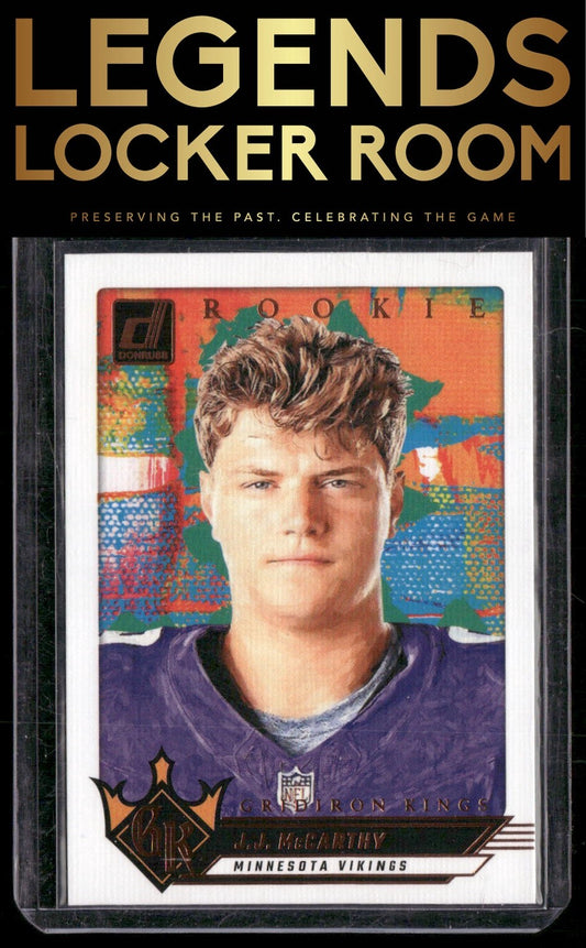 2024 Donruss #5 J.J. McCarthy Rookie Gridiron Kings