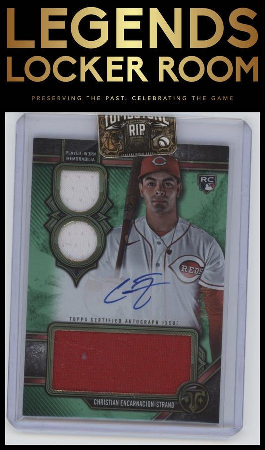 2024 Topps Triple Threads Christian Encarnacion-Strand Rookie Auto Relic /50