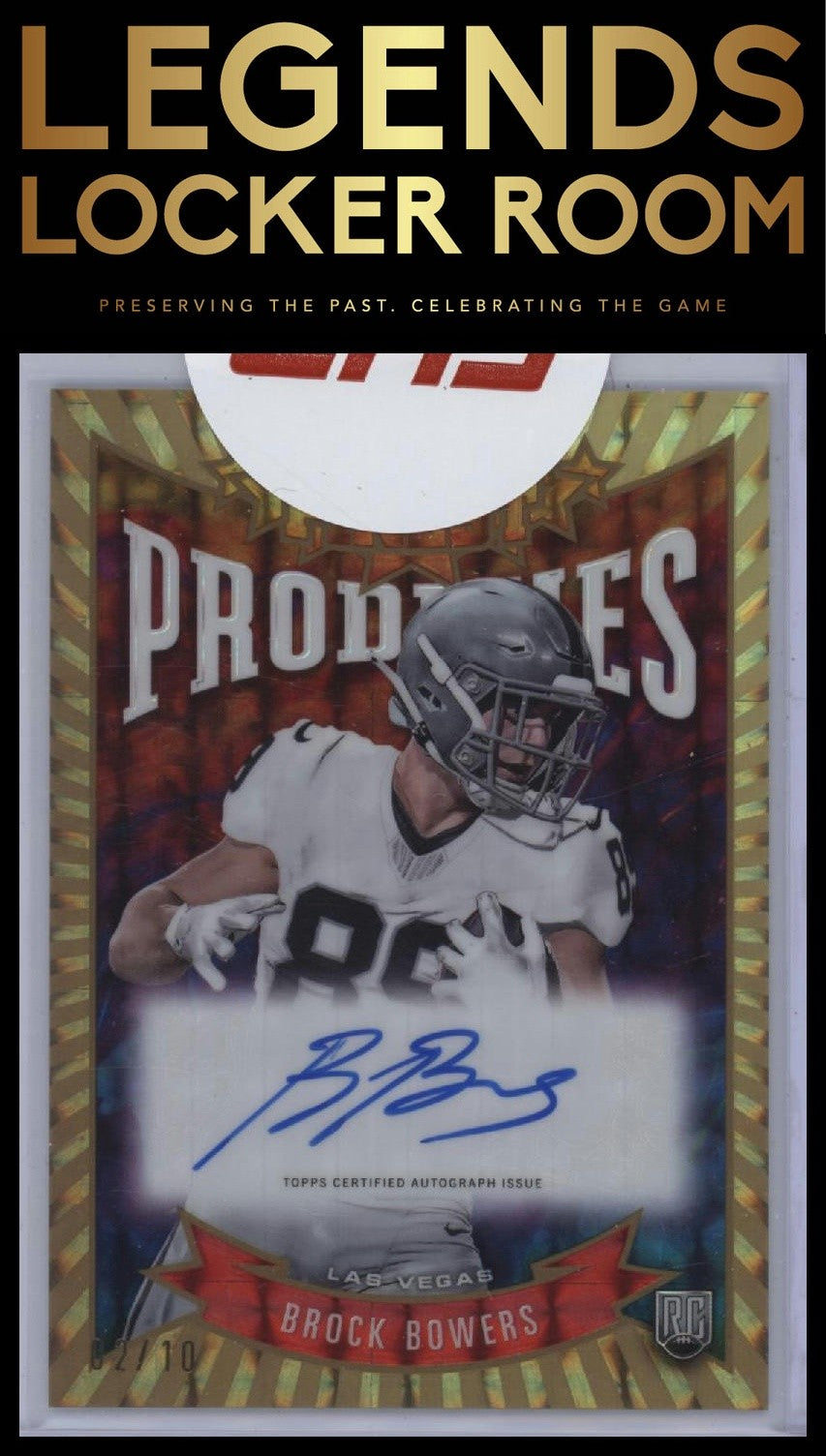 2024 Finest Brock Bowers Prodigies Auto Oil Spill Geometric Refractor /10