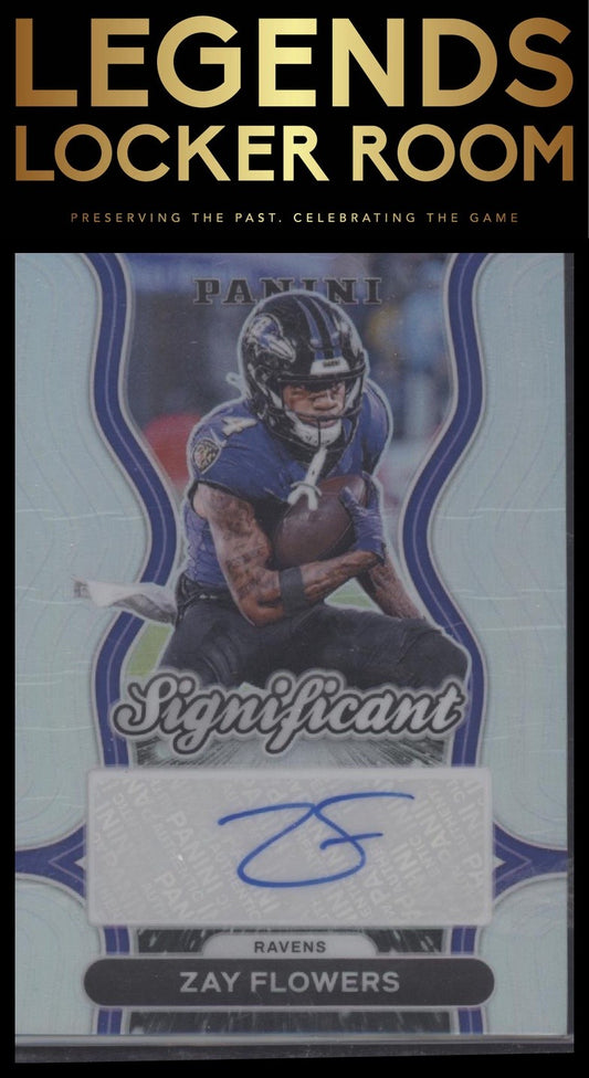 2024 Panini Prizm #SS-ZFS Zay Flowers Significant Signatures
