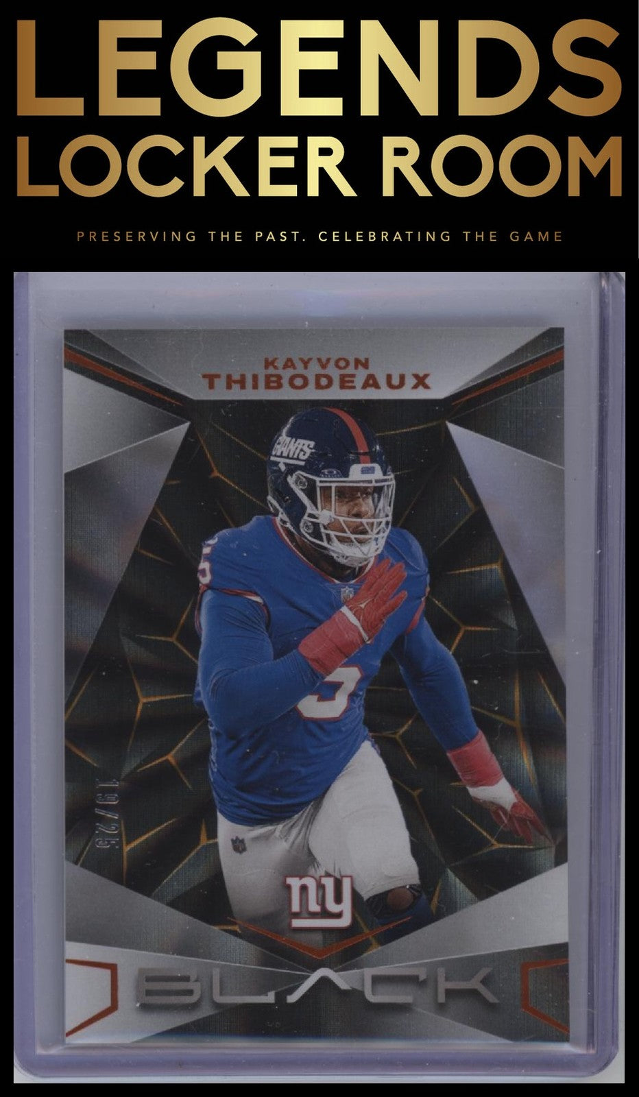 2024 Panini Black #80 Kayvon Thibodeaux Citrine #/25