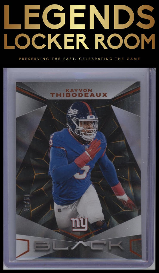 2024 Panini Black #80 Kayvon Thibodeaux Citrine #/25