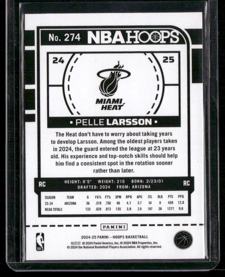 2024-25 Hoops #274 Pelle Larsson