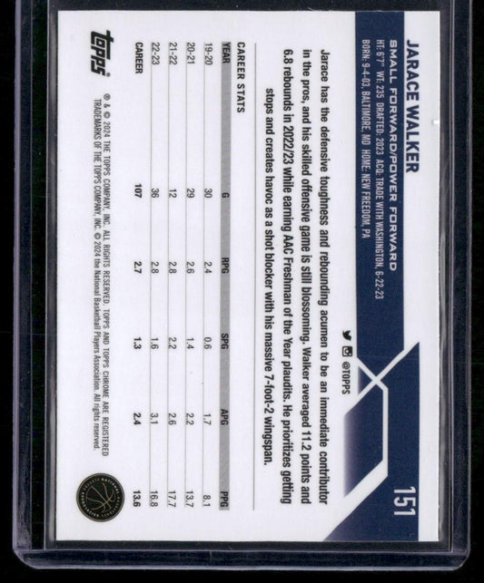 2023-24 Topps Chrome #151 Jarace Walker