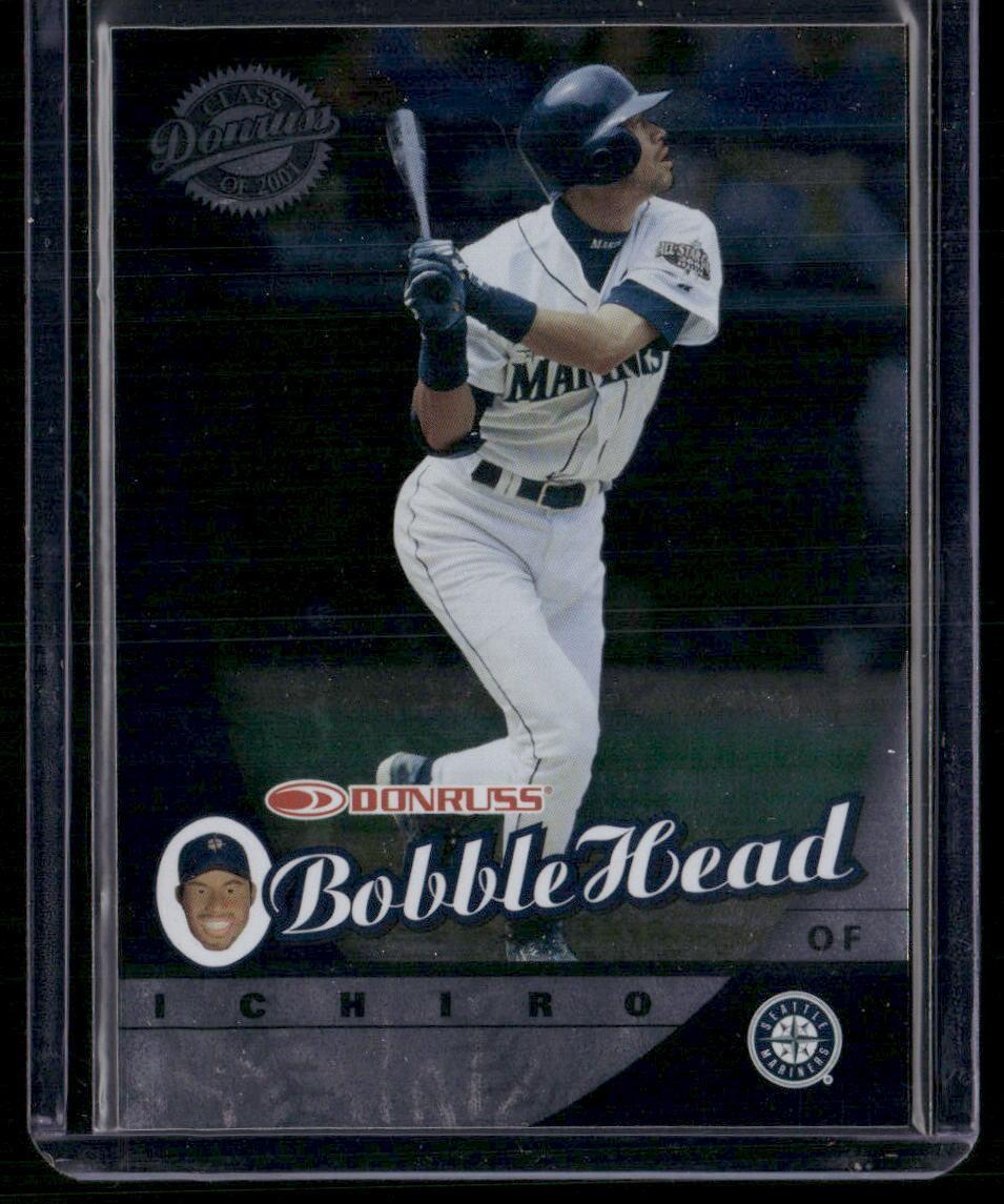 2001 Donruss Class of 2001 #1 Ichiro Bobble Head Cards #/2000