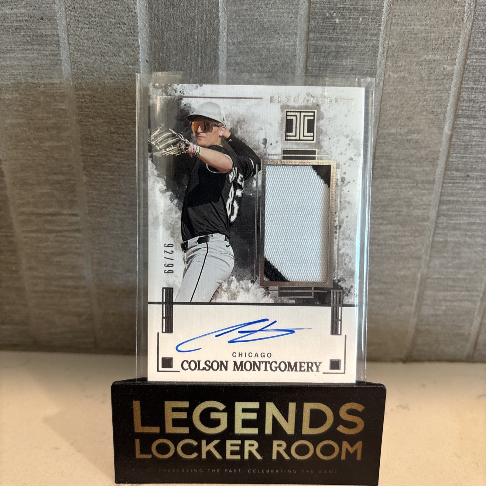2025 Panini Impeccable Colson Montgomery Elegance Patch Auto /99
