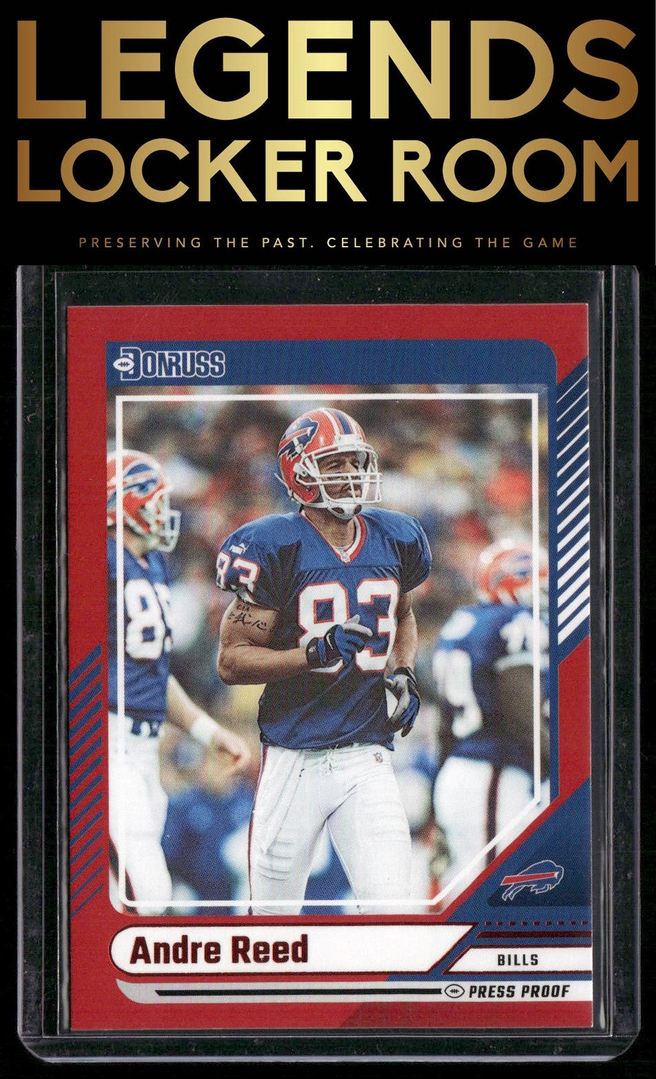 2024 Donruss #166 Andre Reed Press Proof Red