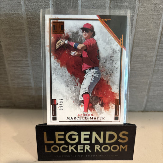 2025 Panini Impeccable Marcelo Mayer 99/99 Bookend! Boston Red Sox