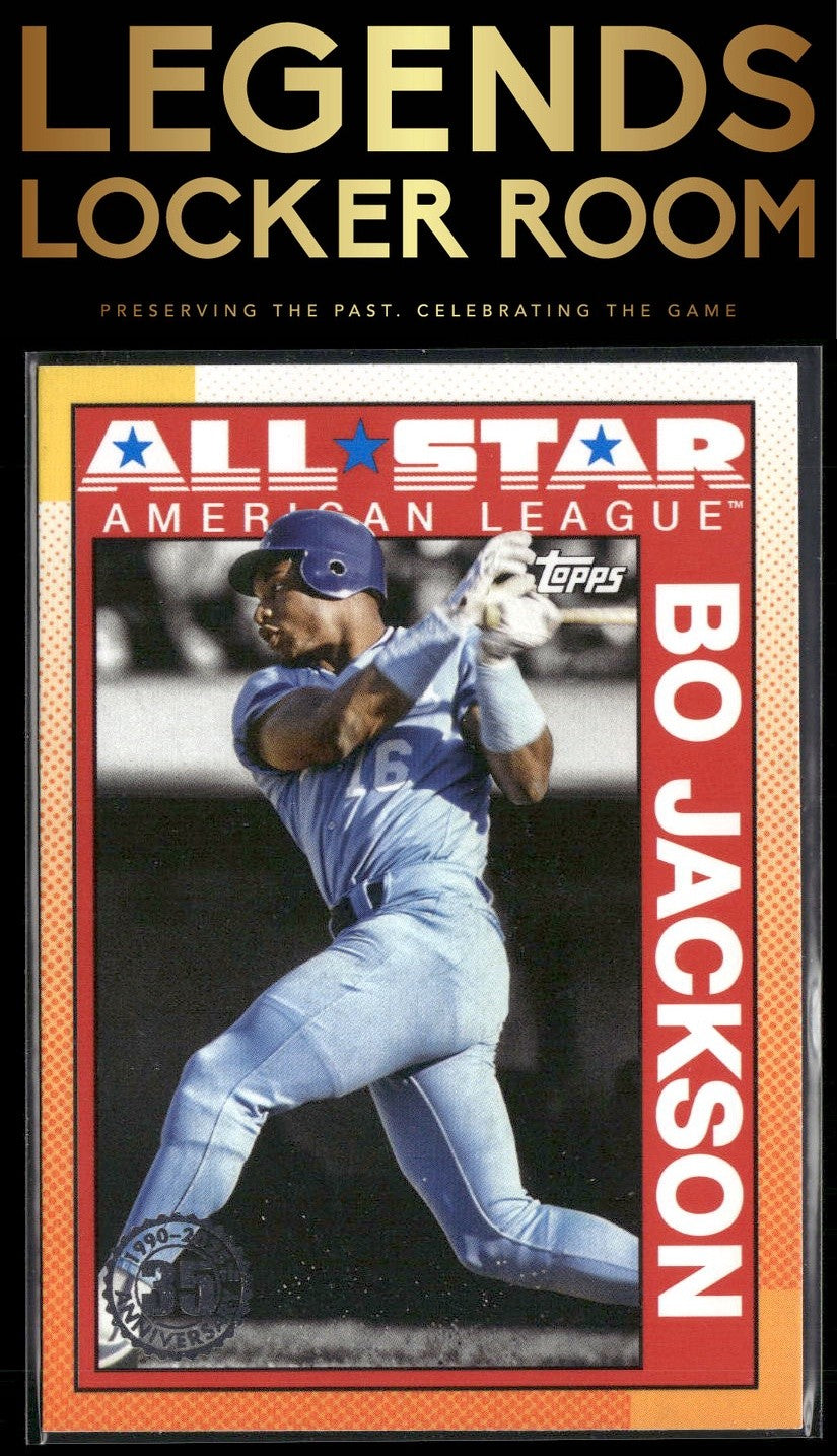 2025 Topps #90AS-26a Bo Jackson 1990 Topps Baseball 35th Anniversary All-Stars