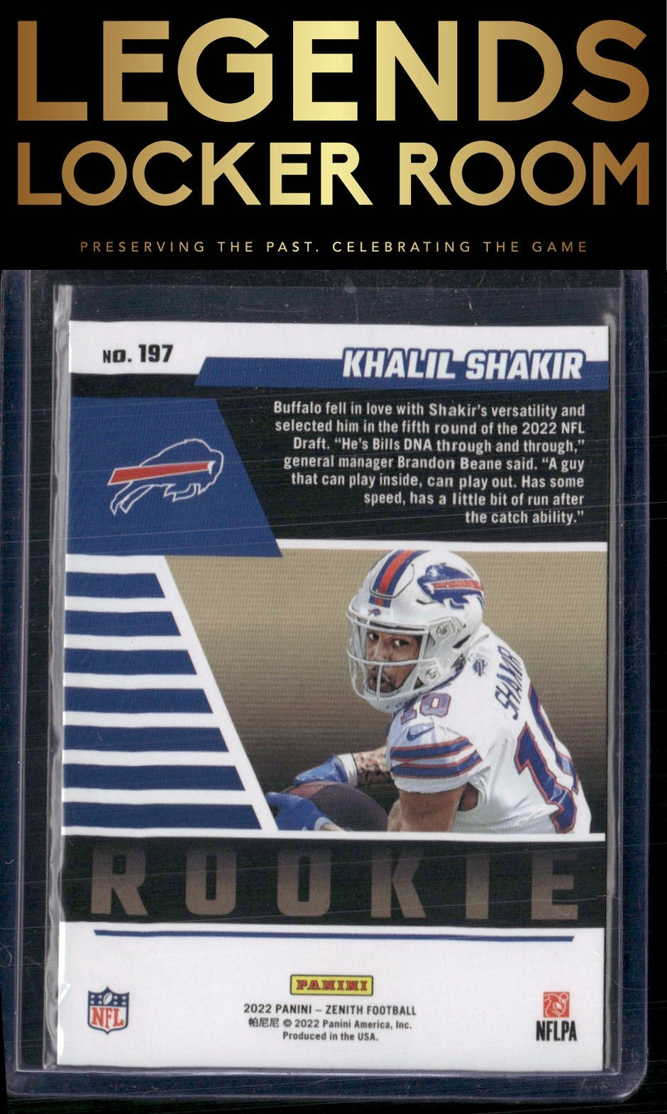 2022 Zenith #197 Khalil Shakir Retail