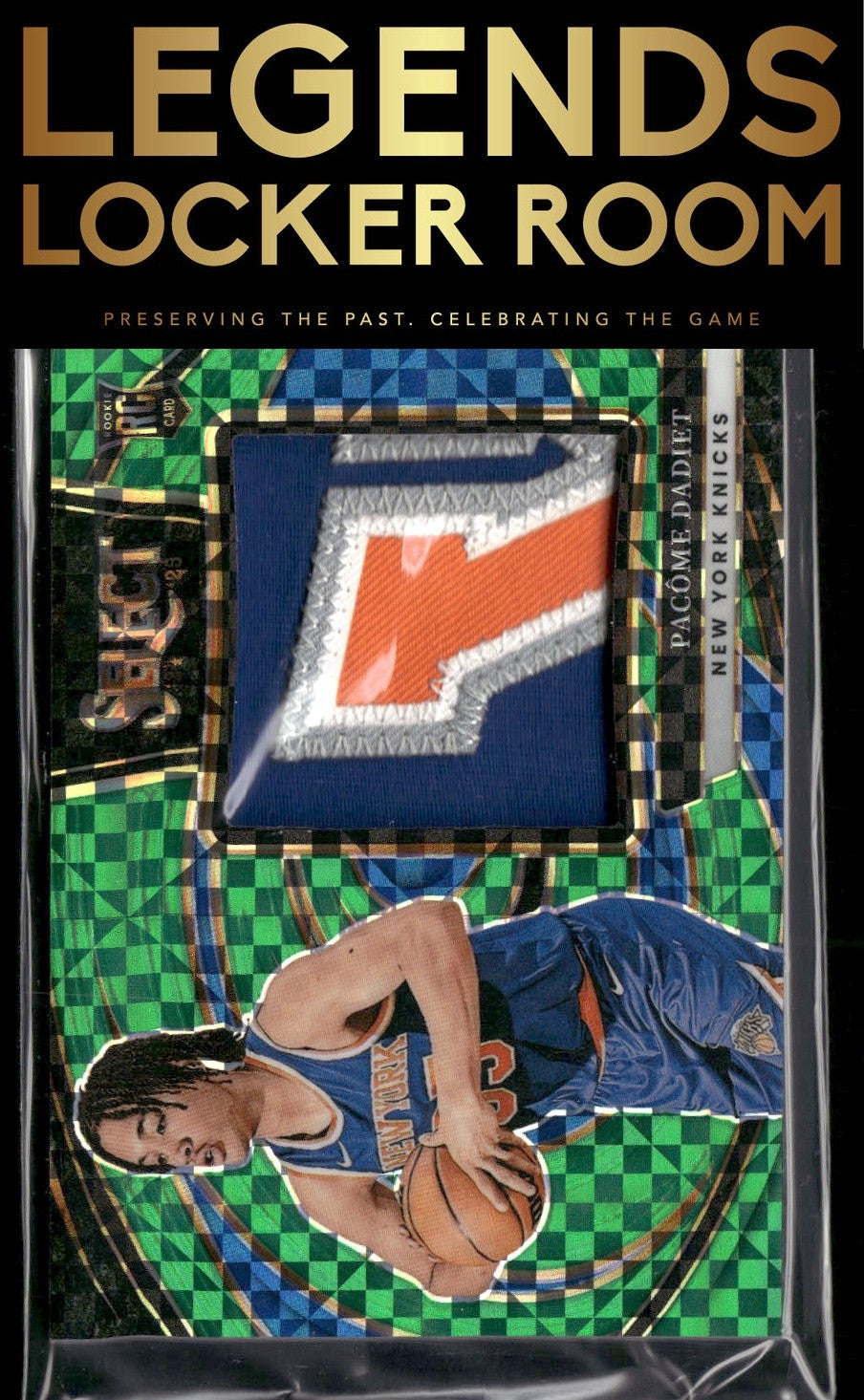 2024-25 Panini Select Pacome Dadiet Jumbo Rookie Swatches Green /5