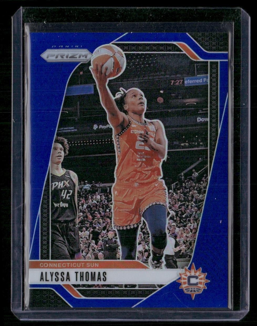 2024 Panini Prizm WNBA #44 Alyssa Thomas Blue Prizms #/199