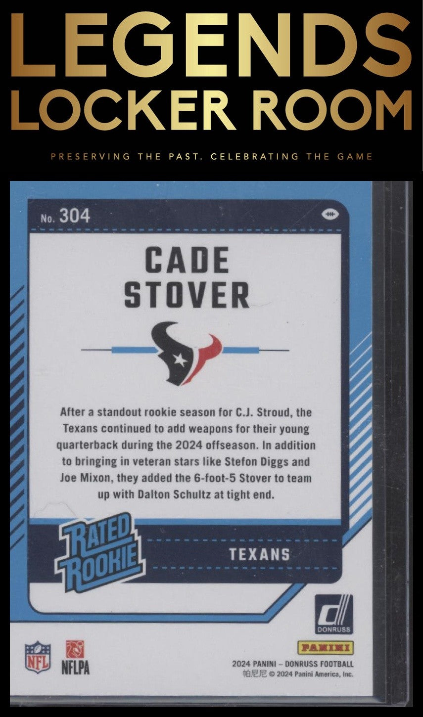 2024 Donruss #304 Cade Stover Season Stat Line #/410
