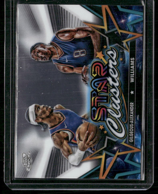 2023-24 Topps Chrome Cosmic Jalen Williams/Shai Gilgeous-Alexander Star Clusters