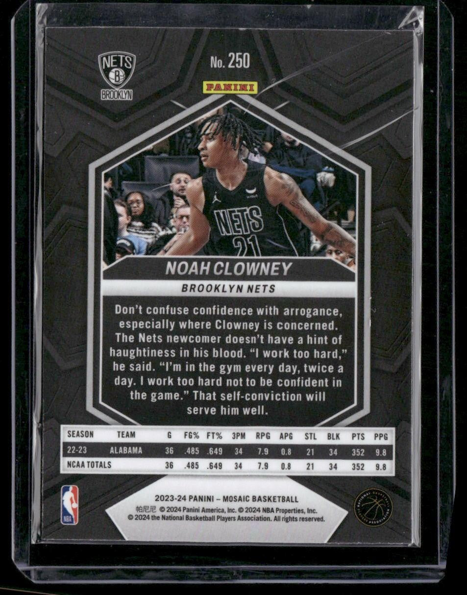 2023-24 Panini Mosaic #250 Noah Clowney