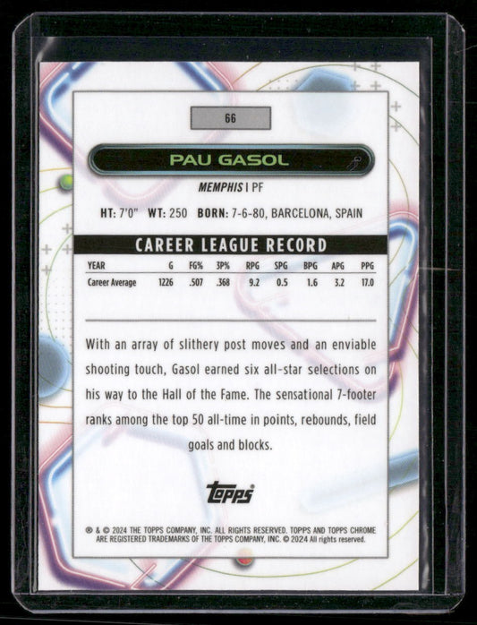 2023-24 Topps Chrome Cosmic #66 Pau Gasol