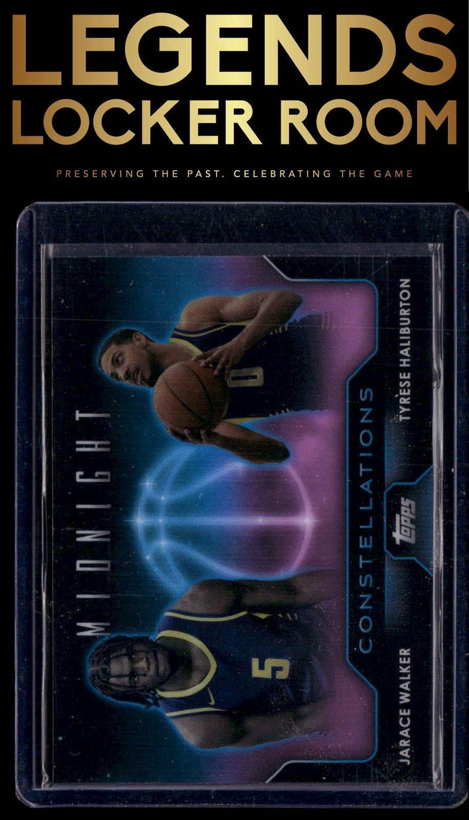 2023-24 Topps Midnight #C-25 Jarace Walker / Tyrese Haliburton Constellations
