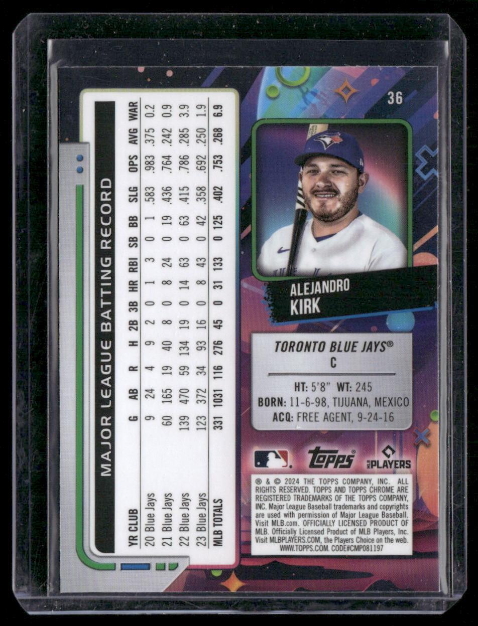 2024 Topps Chrome Cosmic #36 Alejandro Kirk