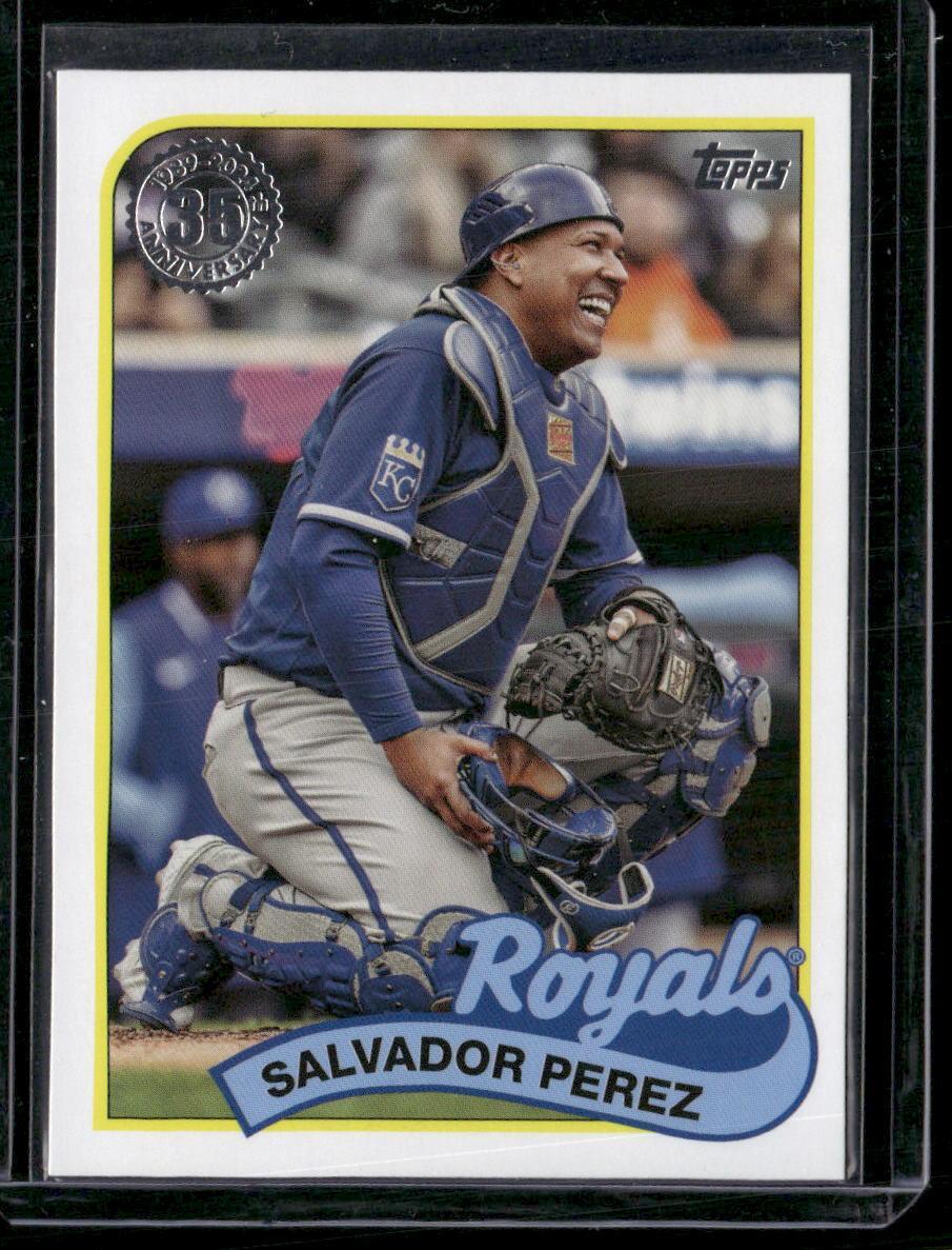 2024 Topps Salvador Perez 1989 Topps Baseball 35th Anniv
