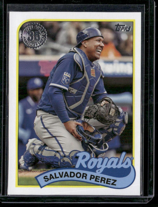 2024 Topps Salvador Perez 1989 Topps Baseball 35th Anniv