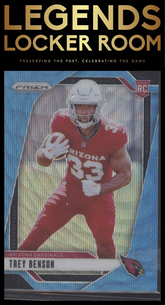 2024 Panini Prizm #392 Trey Benson Blue Wave #/230