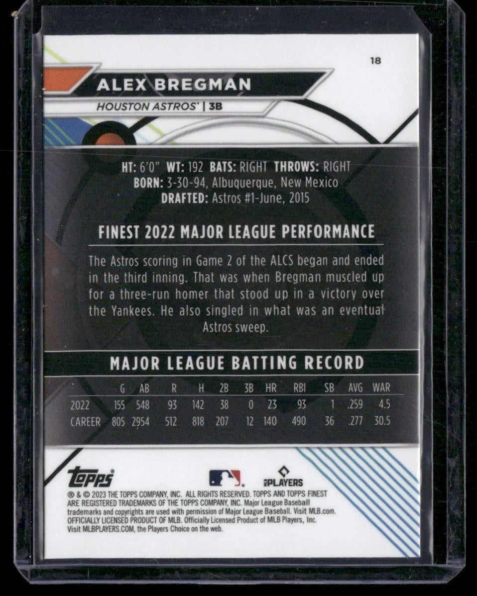 2023 Finest #18 Alex Bregman
