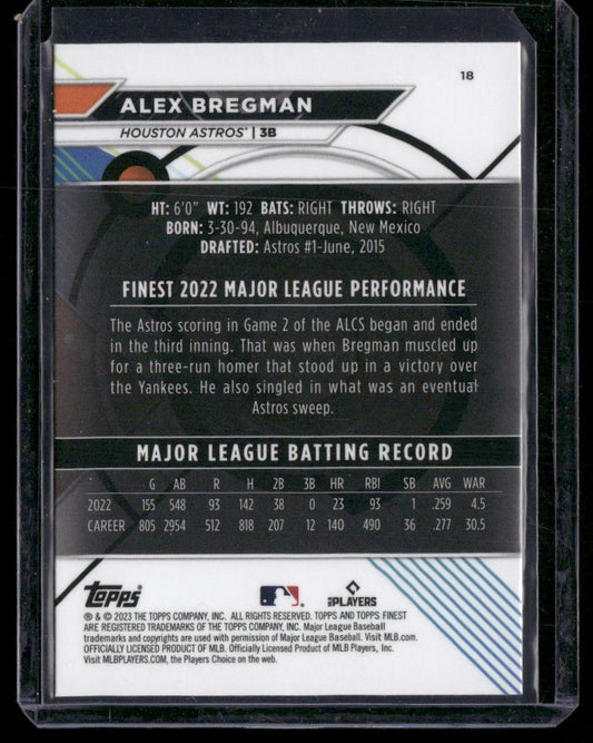 2023 Finest #18 Alex Bregman